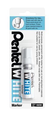 Pentel lakkmarker kerek hegyű 6,6 mm - fehér